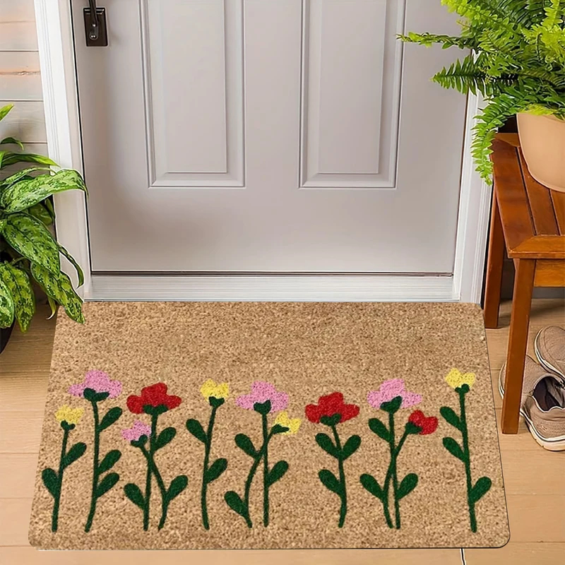 Maranta Prayer Plant - سجادة أرضية ترحيبية من VIKAMA بتصميم