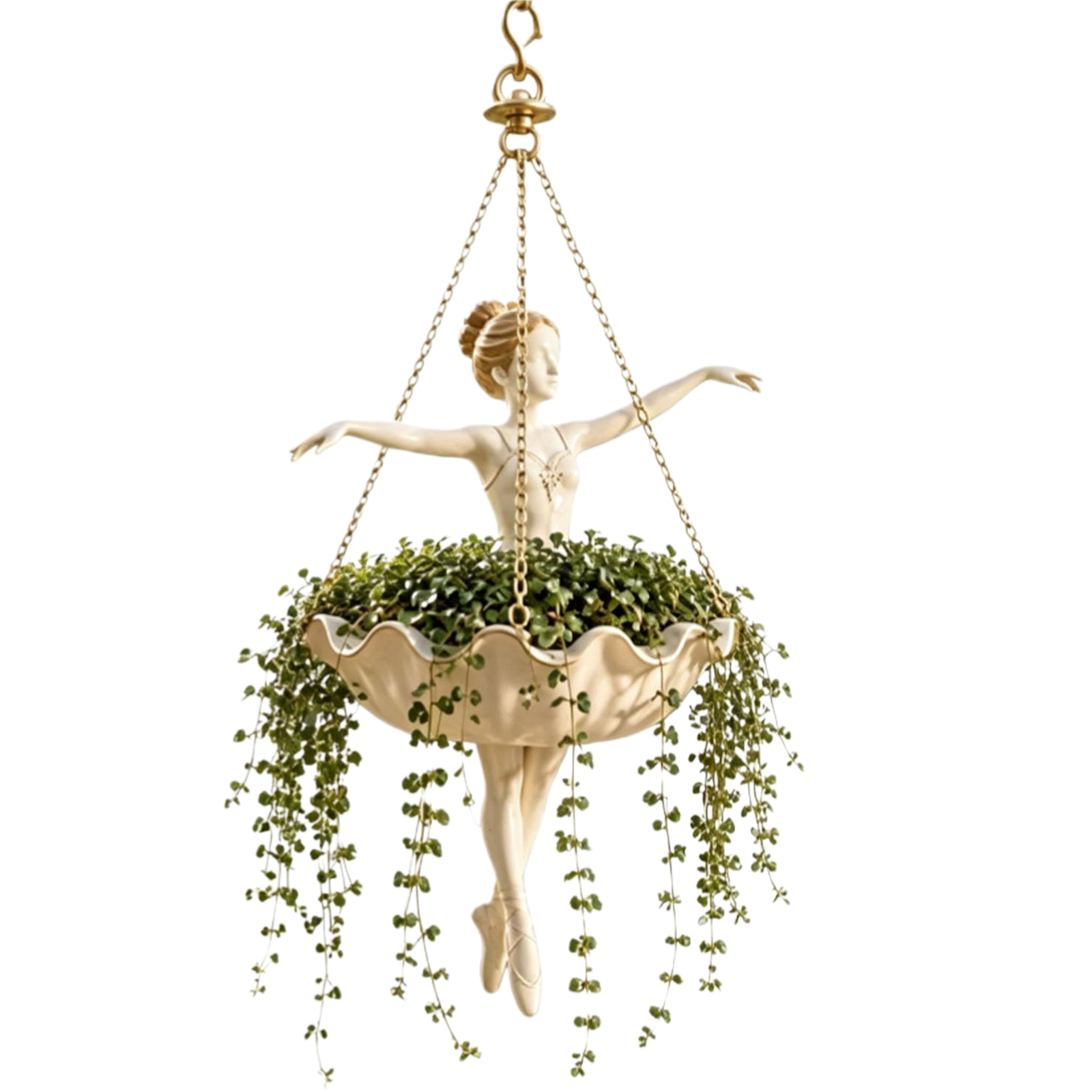Spider Plant Hanging - مزهرية معلقة على شكل راقصة باليه