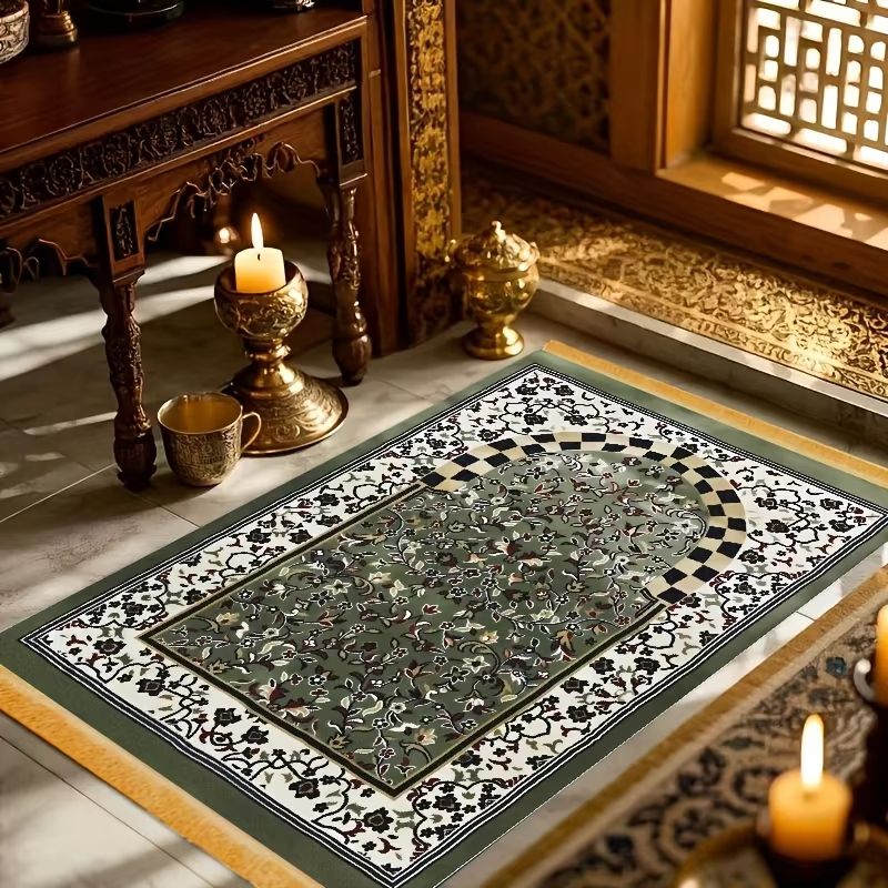 سجادة صلاة إسلامية خضراء بنقوش - مراجعة Maranta Prayer Plant وسعره